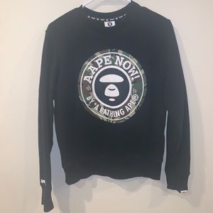 AAPE BY BATHING APE crewneck 🦍